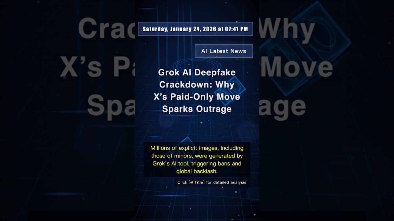 🧐👉 Grok AI Deepfake Crackdown: Why X&rsquo;s Paid-Only Move Sparks Outrage #QixNewsAI