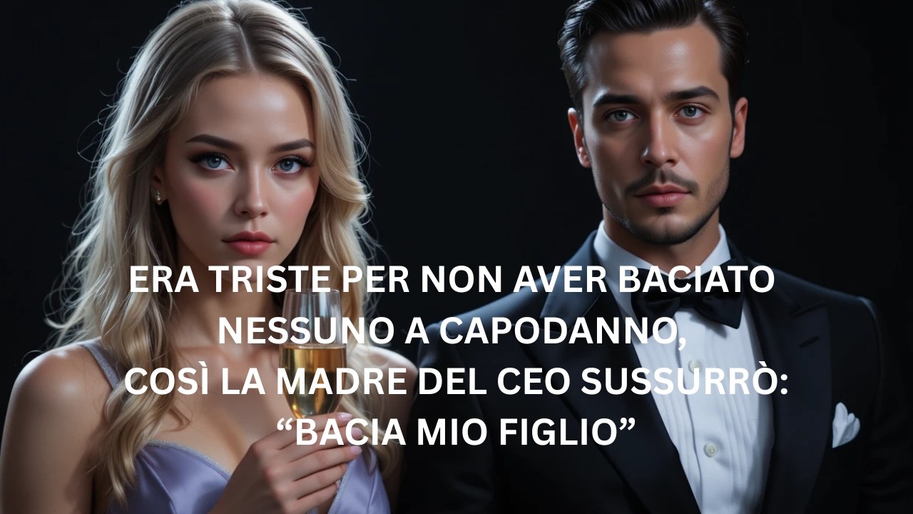 Triste a Capodanno Senza un Bacio — La Madre del CEO Sussurra “Bacia Mio Figlio”