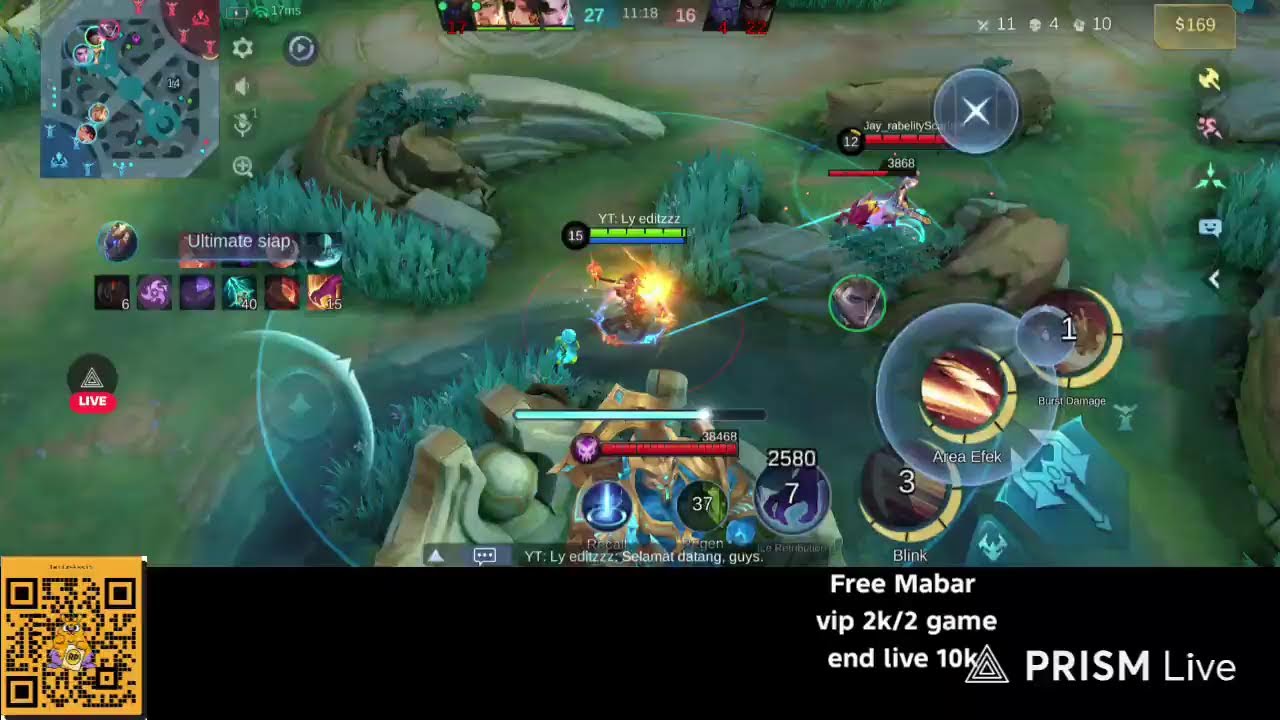 live mobile legen paling day 6 #mobilelegend #creator #shukeandbeita