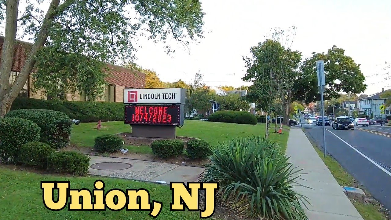 Walking in Union, New Jersey | around Lincoln Tech, Biertuempful Park and some of the streets around