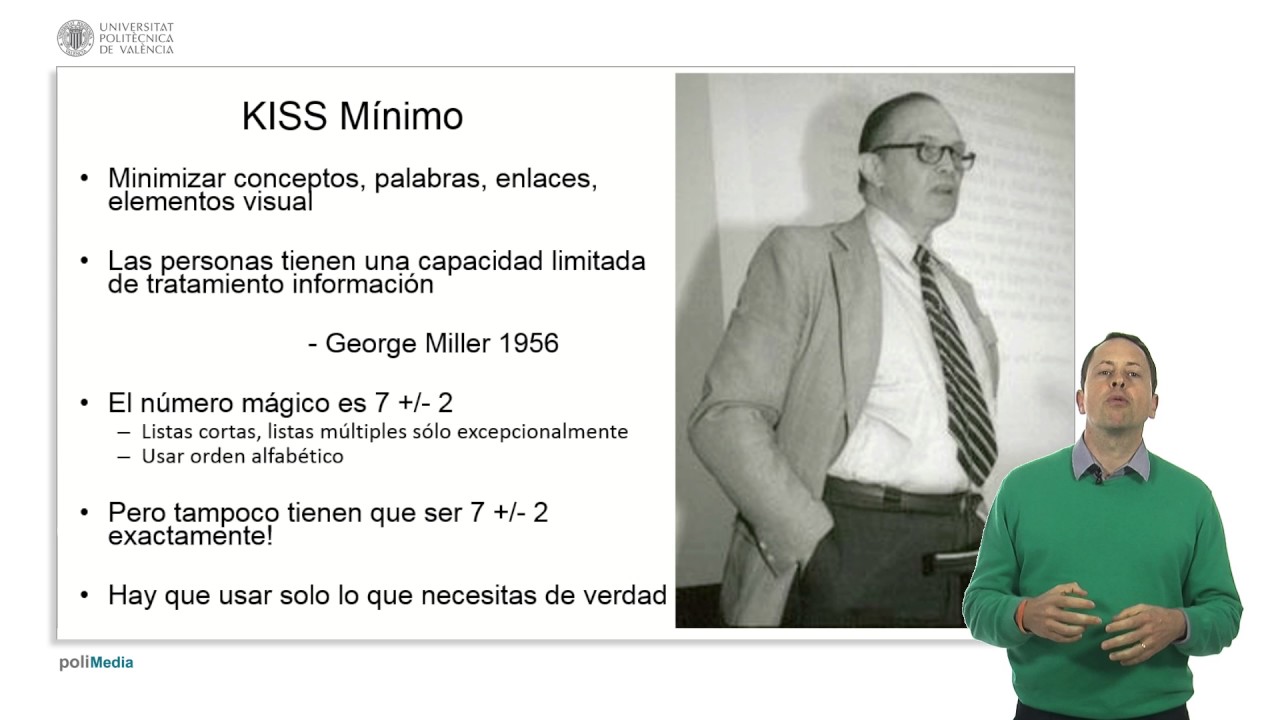 Proceso de datos e interfaz de usuario. Dise&ntilde;o de interfaces de usuario | 16/16 | UPV