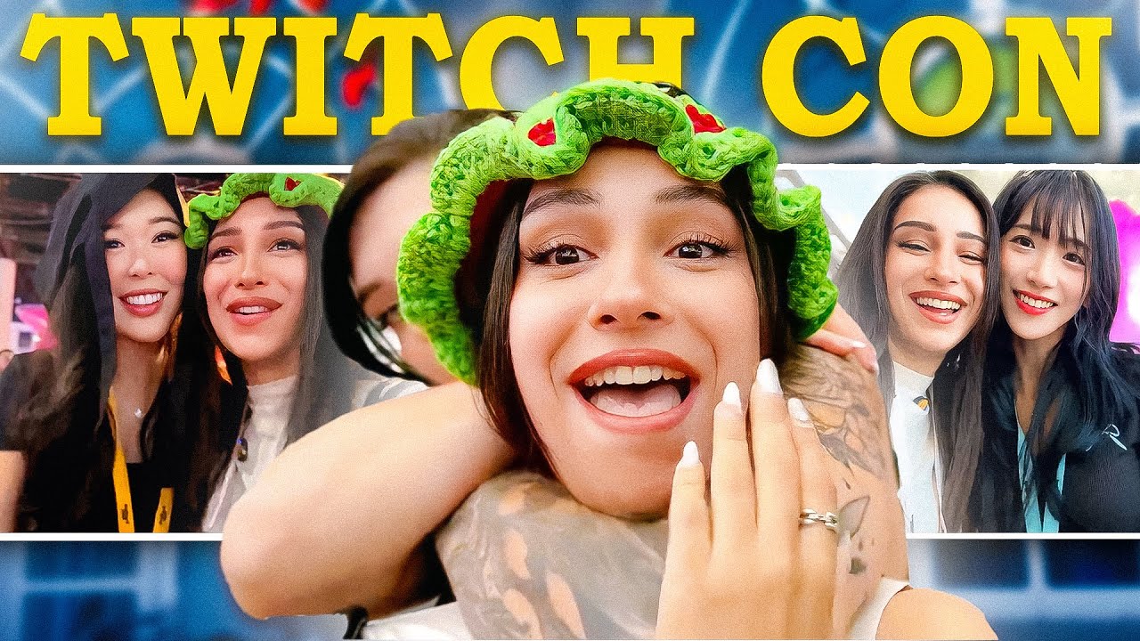 Встреча с известными стримерами на TwitchCon! (Джиннитти, Экстра Эмили, Джулия и другие!)
