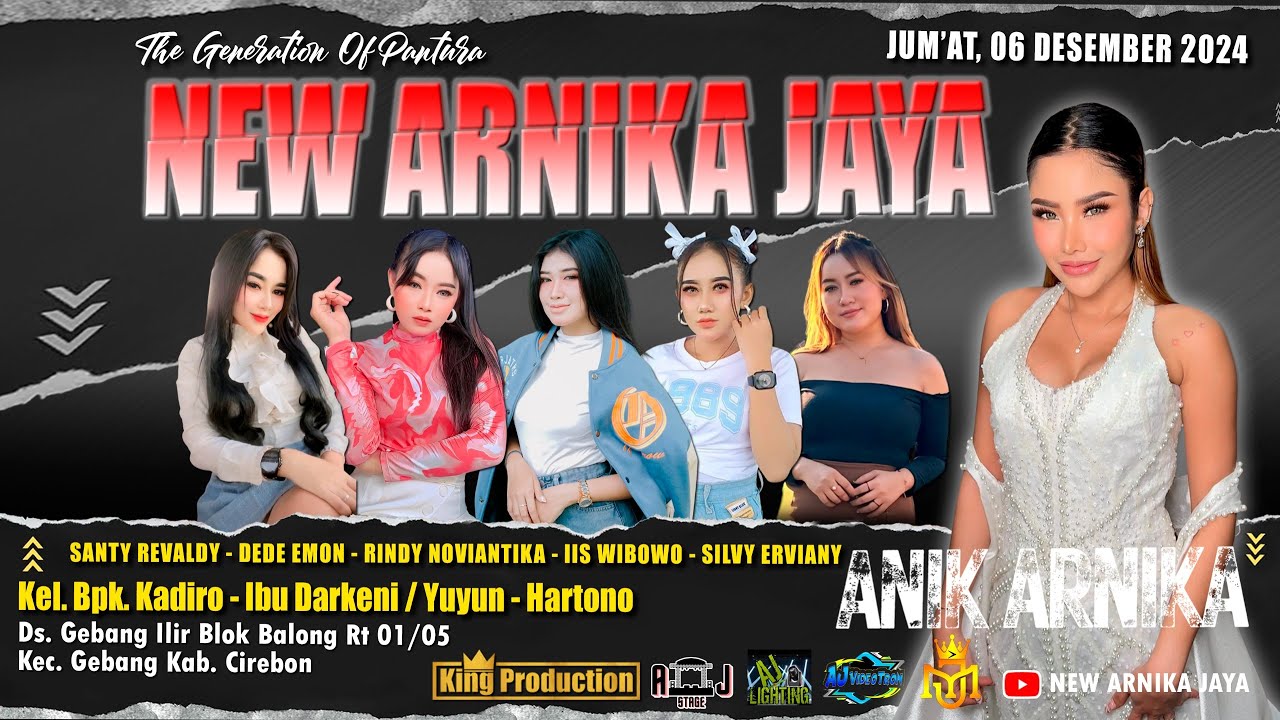 🔴 LIVE MALAM NEW ARNIKA JAYA JUM'AT, 6 DESEMBER 2024 DESA GEBANG ILIR KEC. GEBANG KAB.CIREBON