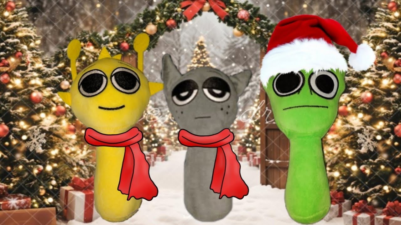 SPRUNKI DECORATE THE CHRISTMAS TREE!