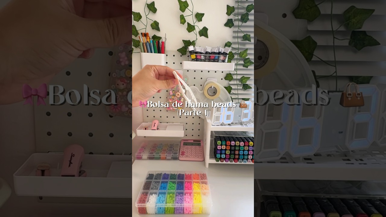 👛Bolsa hecha de hama beads (parte 1)🎀 