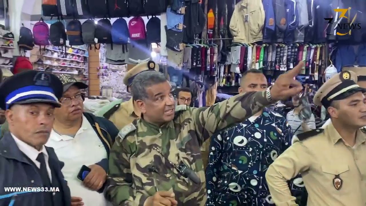 القايد عبد الله يشن حملة لتطهير سوق القريعة بالدار البيضاء من 