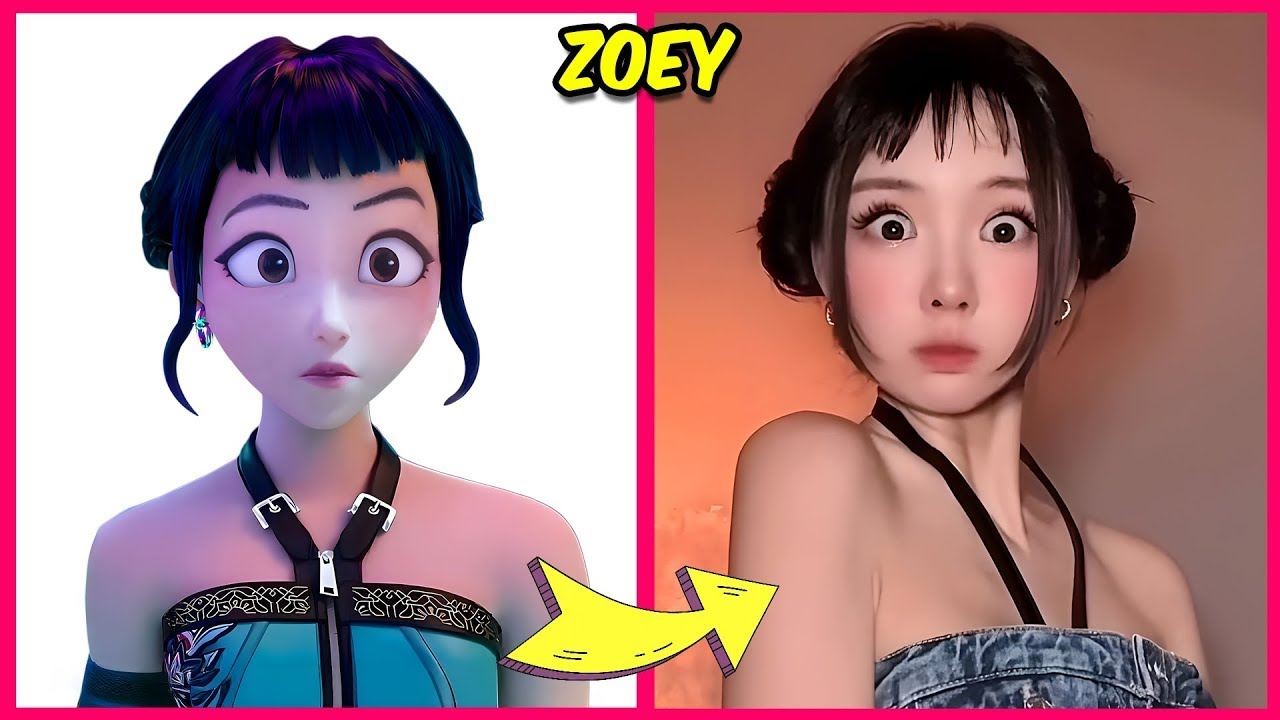 LAS GUERRERAS DEL K-POP versión TIK TOK #3 🤯🎶 K-Pop Demon Hunters 😍Jinu🔥Rumi💜Adivina Quiz