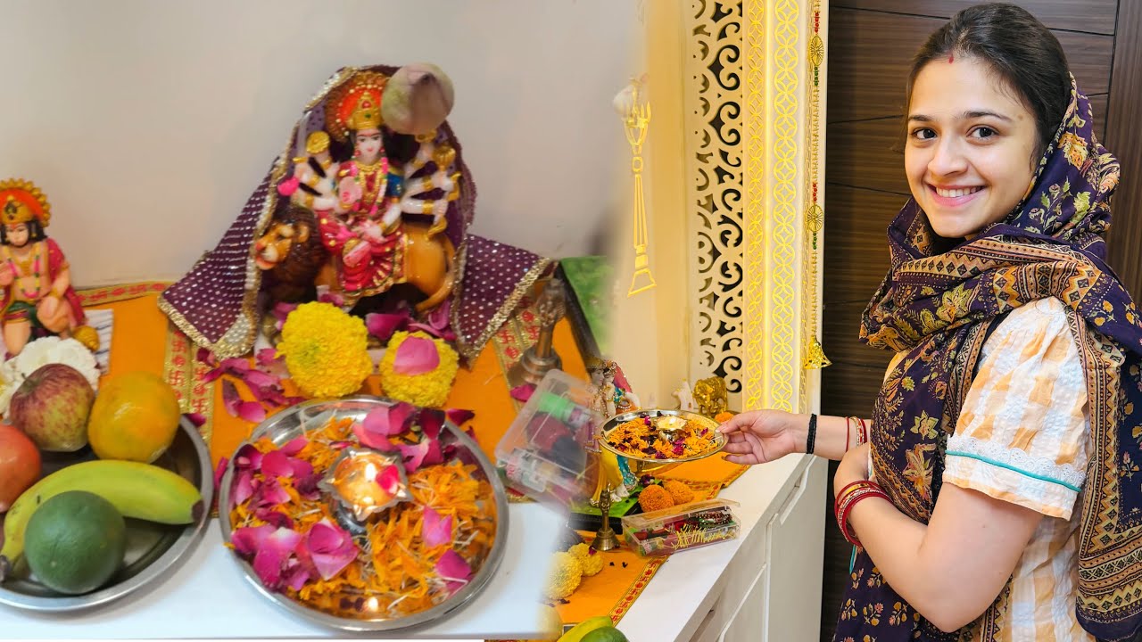 Navratri celebration 🙏🏻 Pinnu Achnak Apne Ghar Se  kyu Agye 😓 Kya Hogya?