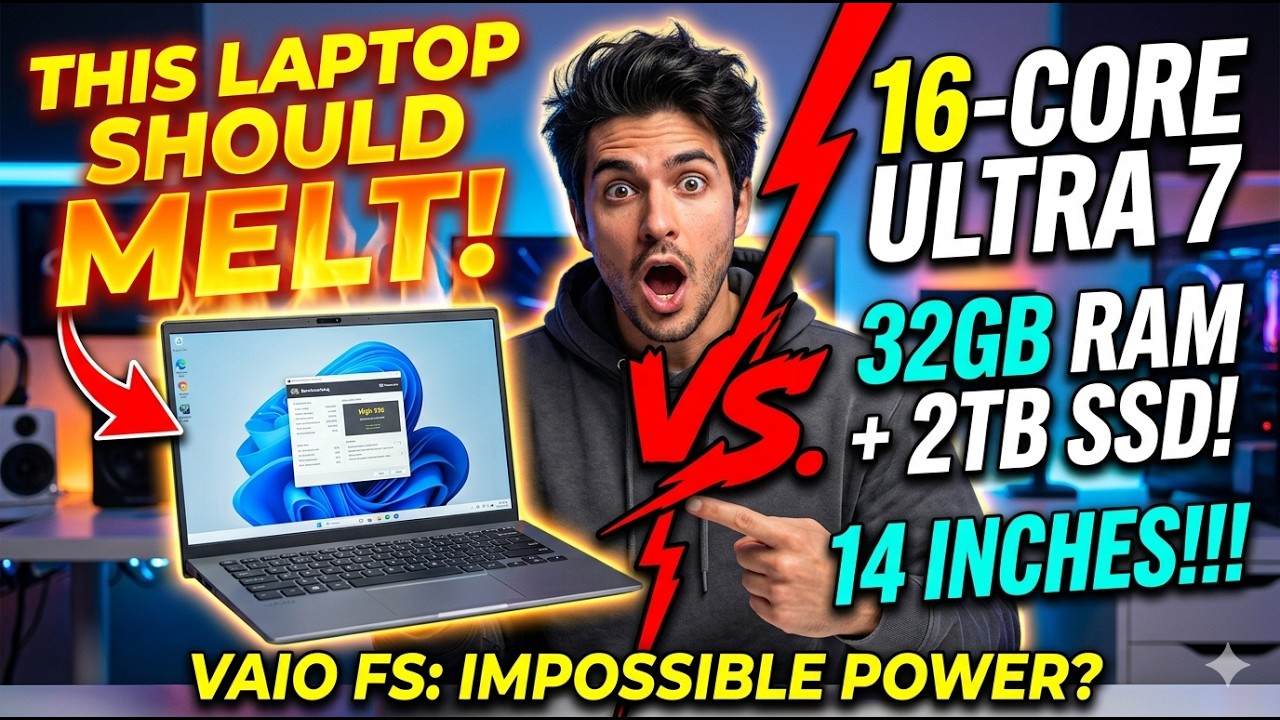 Обзор ноутбука VAIO SX-R 🔥 Ноутбук с процессором Intel Core Ultra 7 и искусственным интеллектом |...