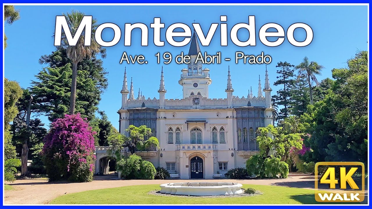 【4K】WALK Montevideo URUGUAY 4K video PRADO UY travel vlog