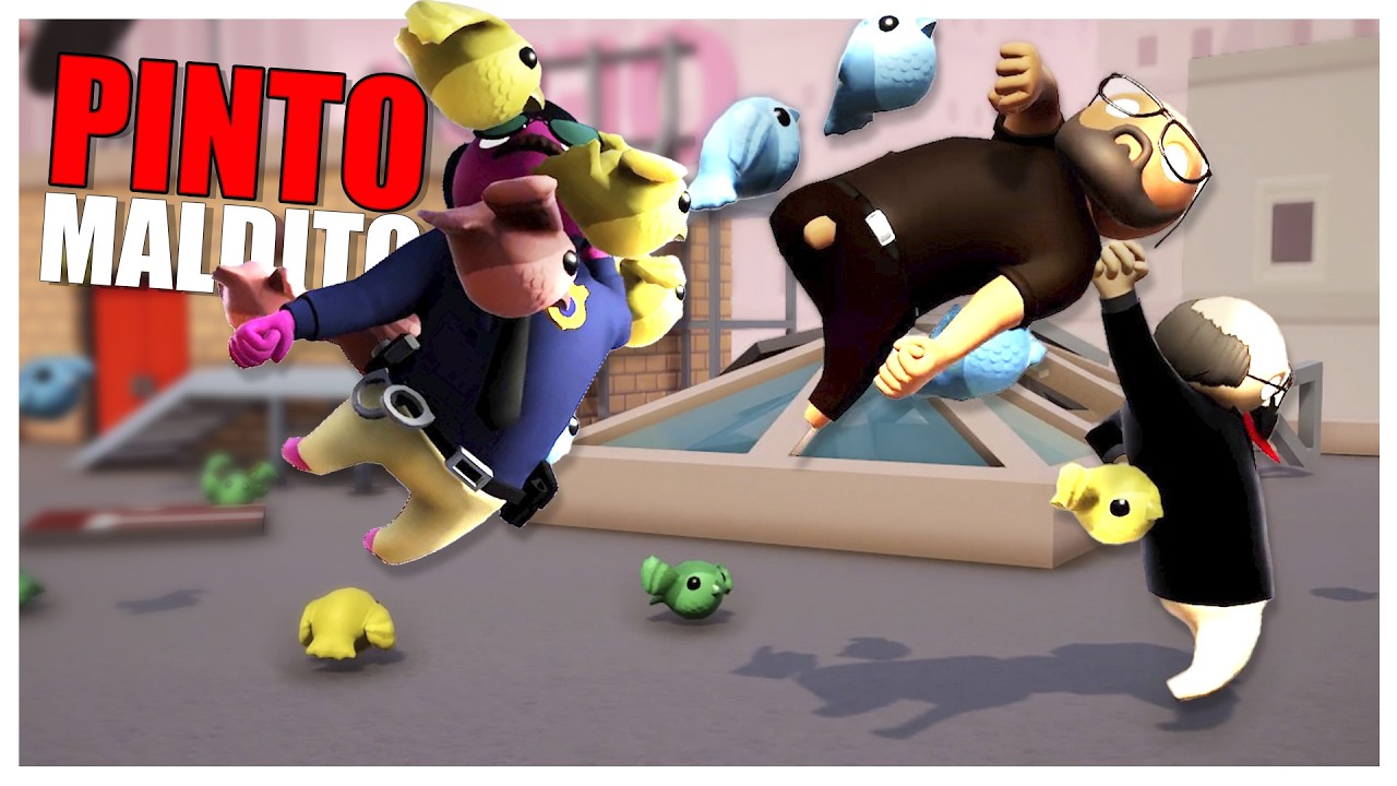 Entre Amor e S0C0S entre amigos no Gang Beasts