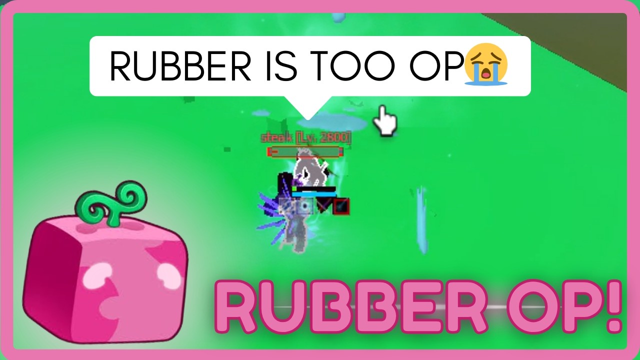 This INSANE Rubber Combo DOMINATES in PVP | Blox Fruits