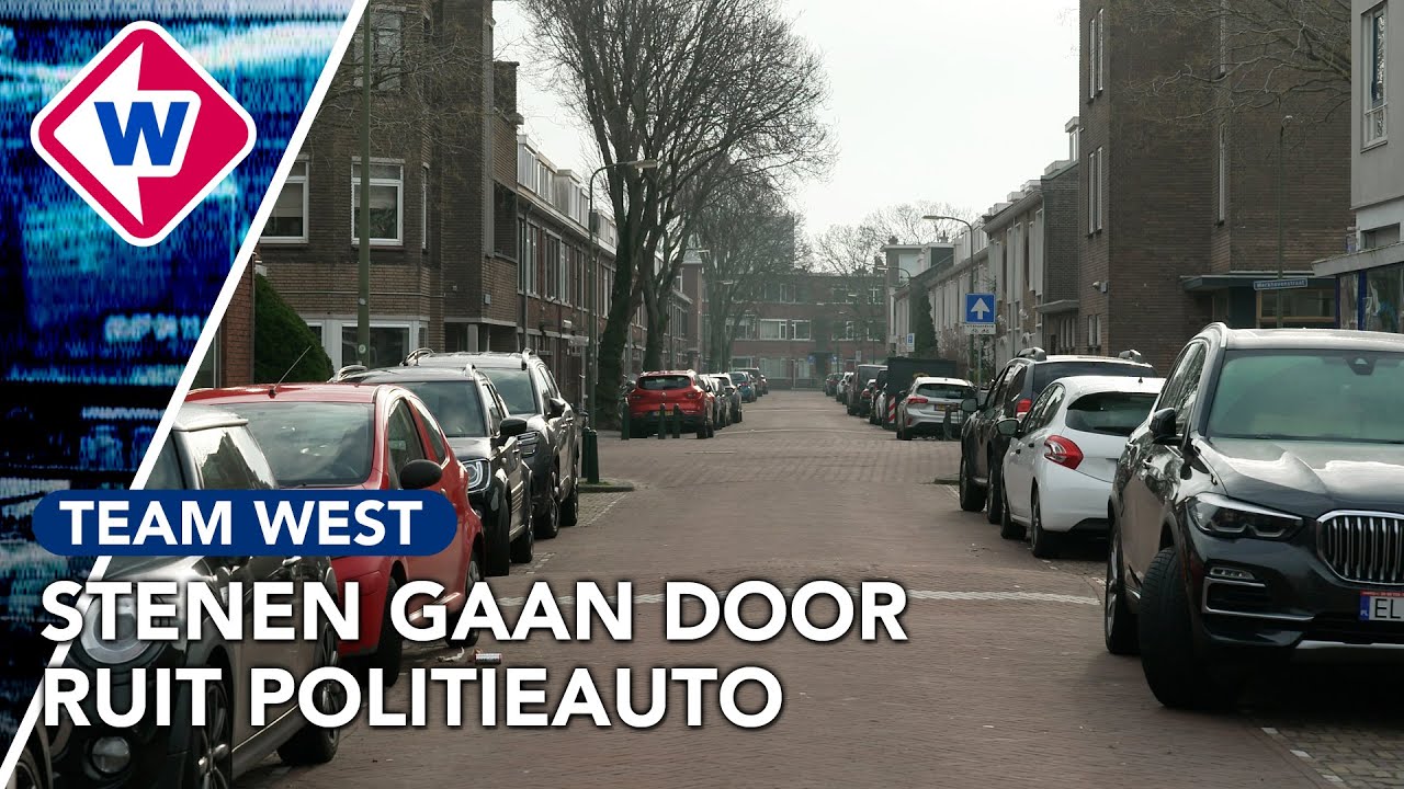 Agenten bekogeld met stenen en vuurwerk | Team West