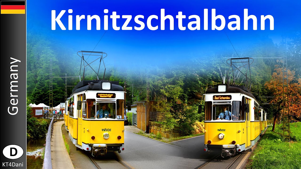 【4K】BAD SCHANDAU TRAM - Die Kirnitzschtalbahn (2021)