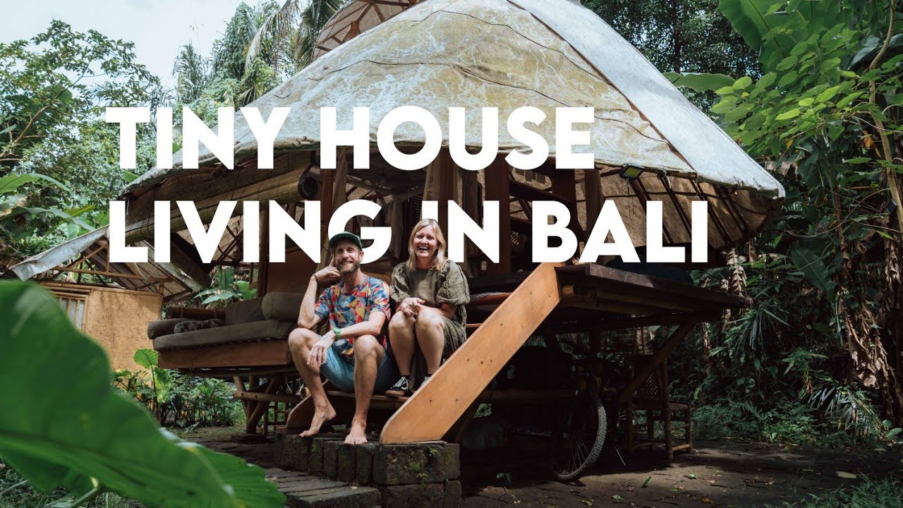 Tiny house living in Bali Indonesia