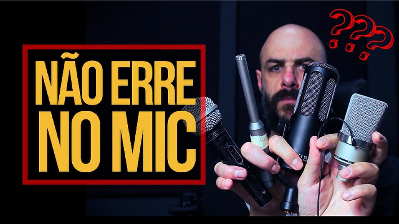 O microfone certo para cada tipo de gravação!