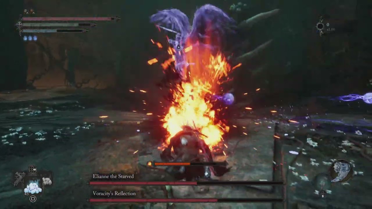 Elianne The Starved NG+ Inferno Build, No Sword