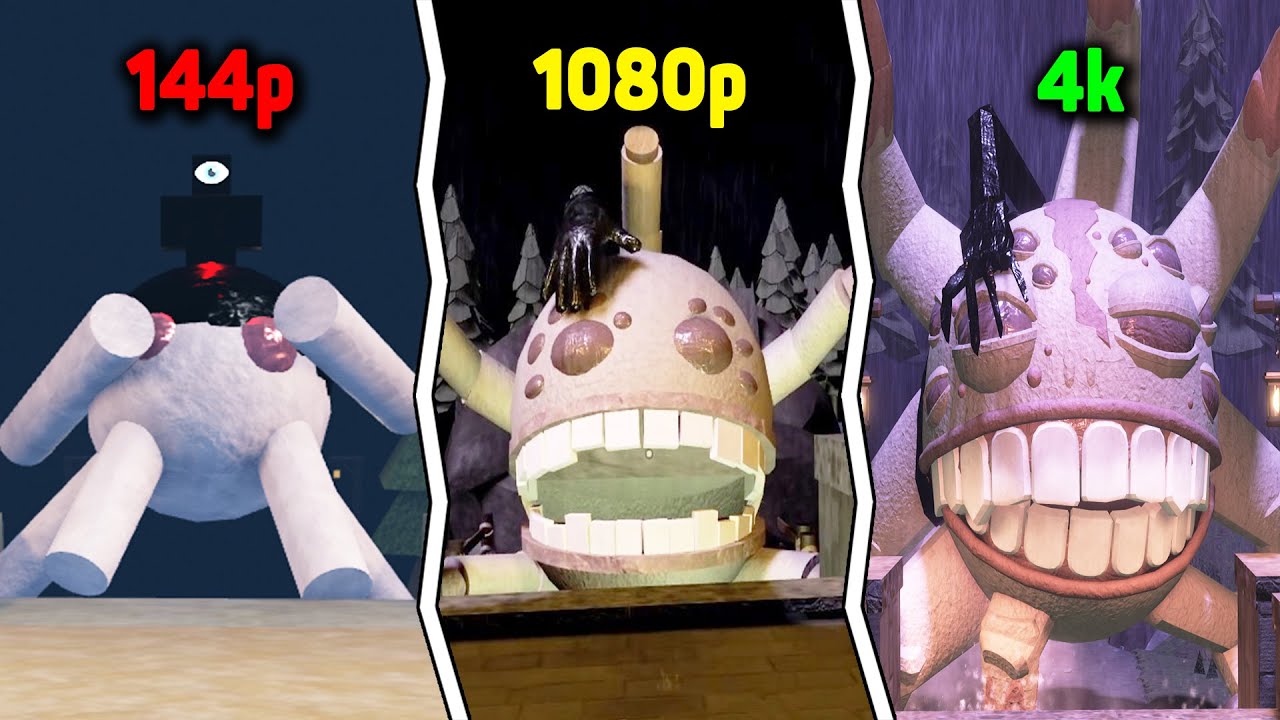 [ROBLOX] DOORS FLOOR 2 but Bad vs DOORS FLOOR 2 but Bad v1.4 vs Original DOORS FLOOR 2