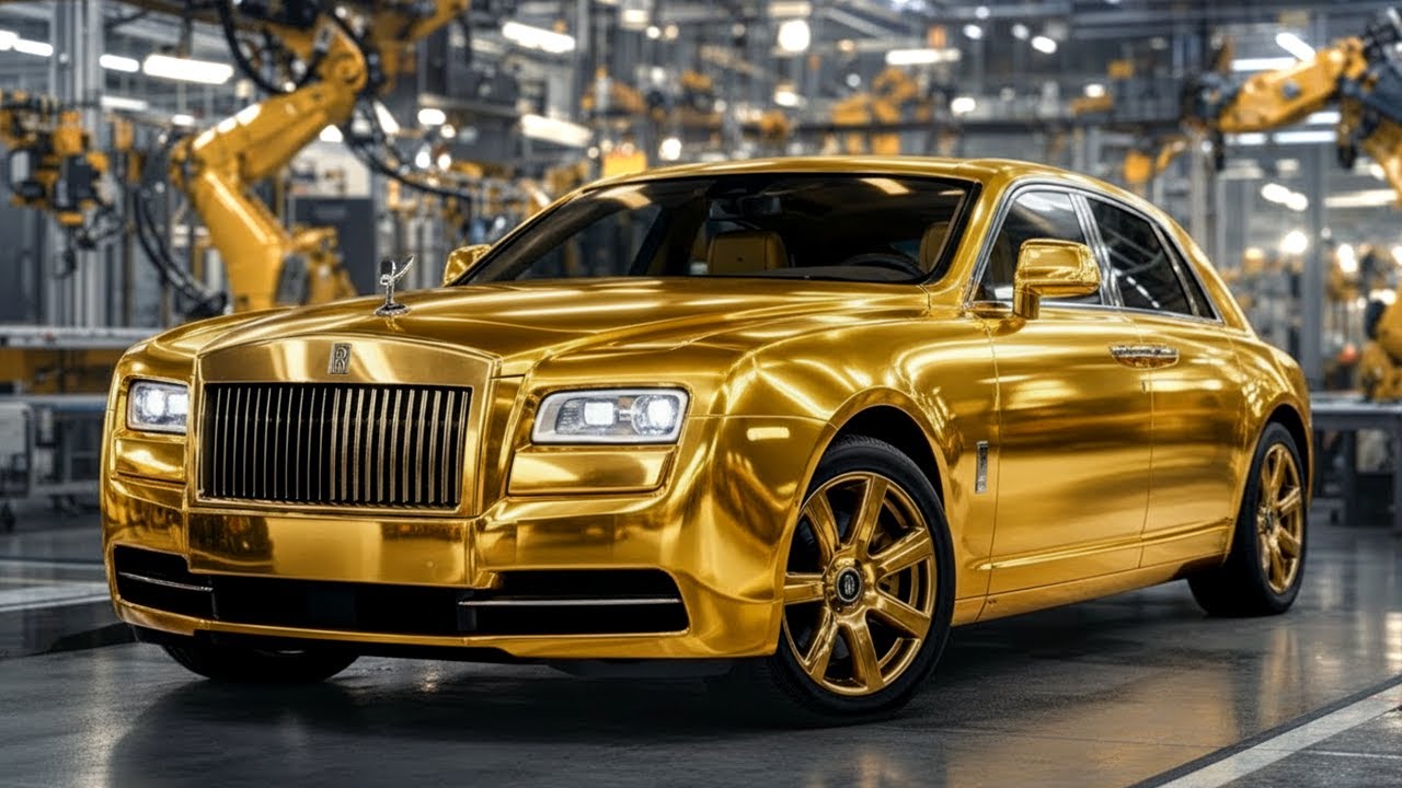 How a $20 Million Solid Gold Rolls Royce Phantom Is Made Inside the Factory (Full Process)
