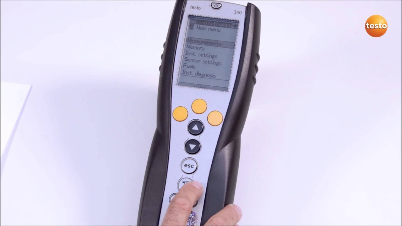 testo 340. 1. Основные функции