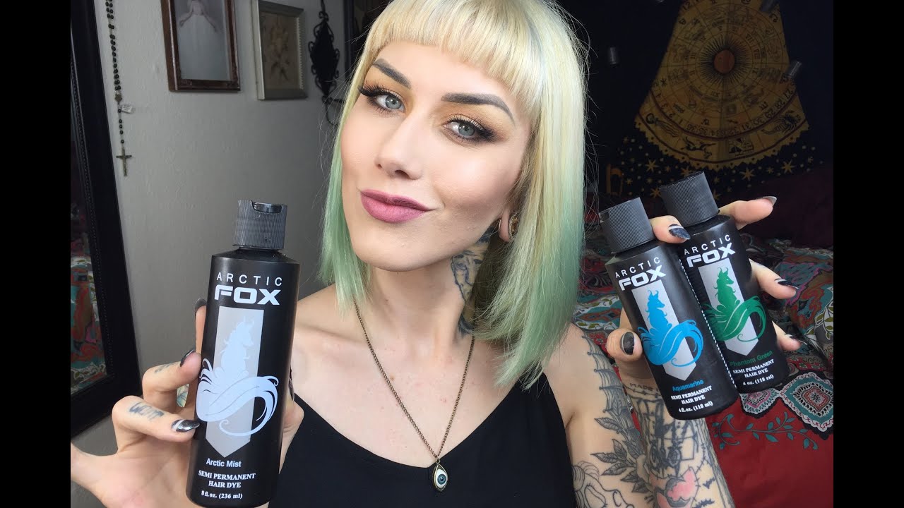 Arctic Fox Hair Color- going mint