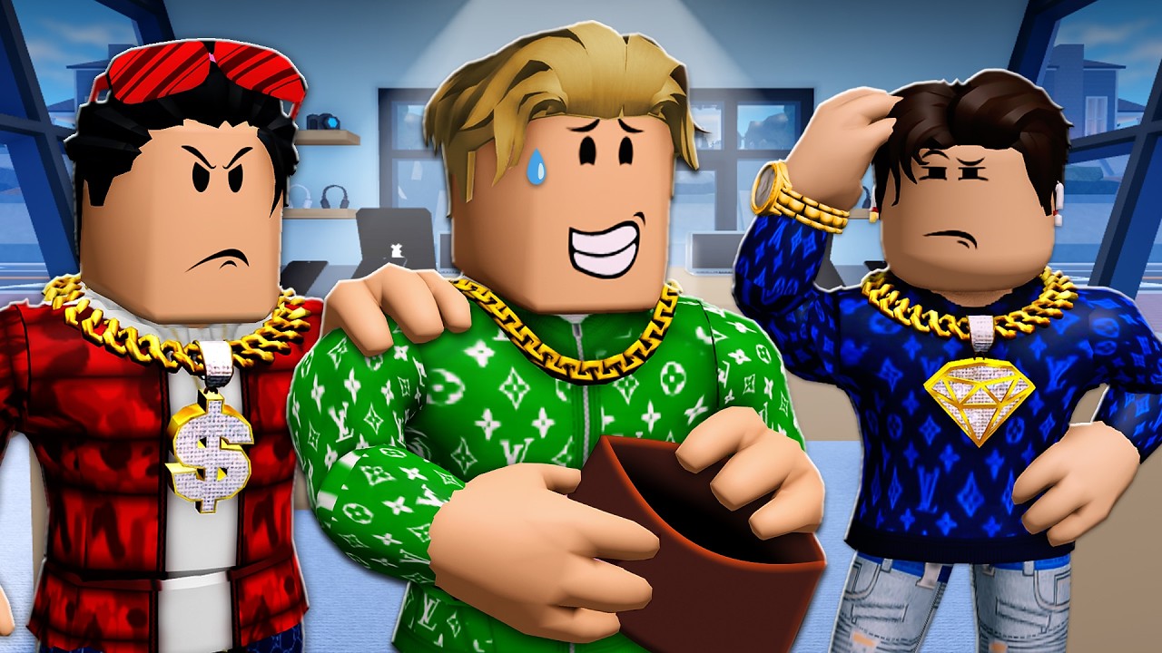 He FAKED Being RICH To Fit In! (A Roblox Movie)