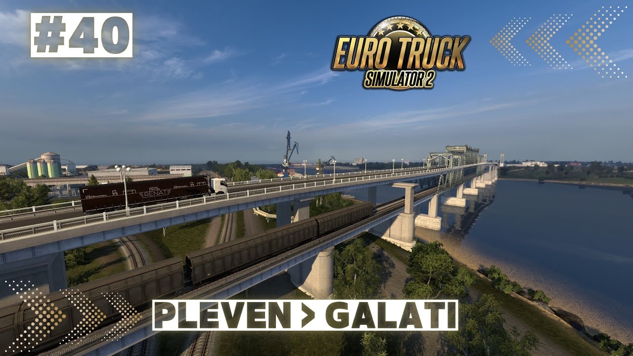 De Pleven a Galați com 16t de Mobiliário | Fronteira Bulgária-Romênia | ETS2 + Eye Tracker
