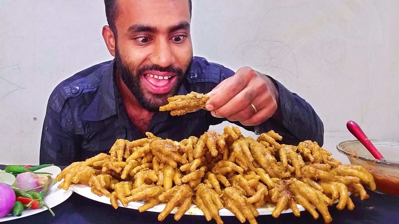 Eating Chicken Feet Curry  | Sauce & Chili | Mukbang | Eating Show