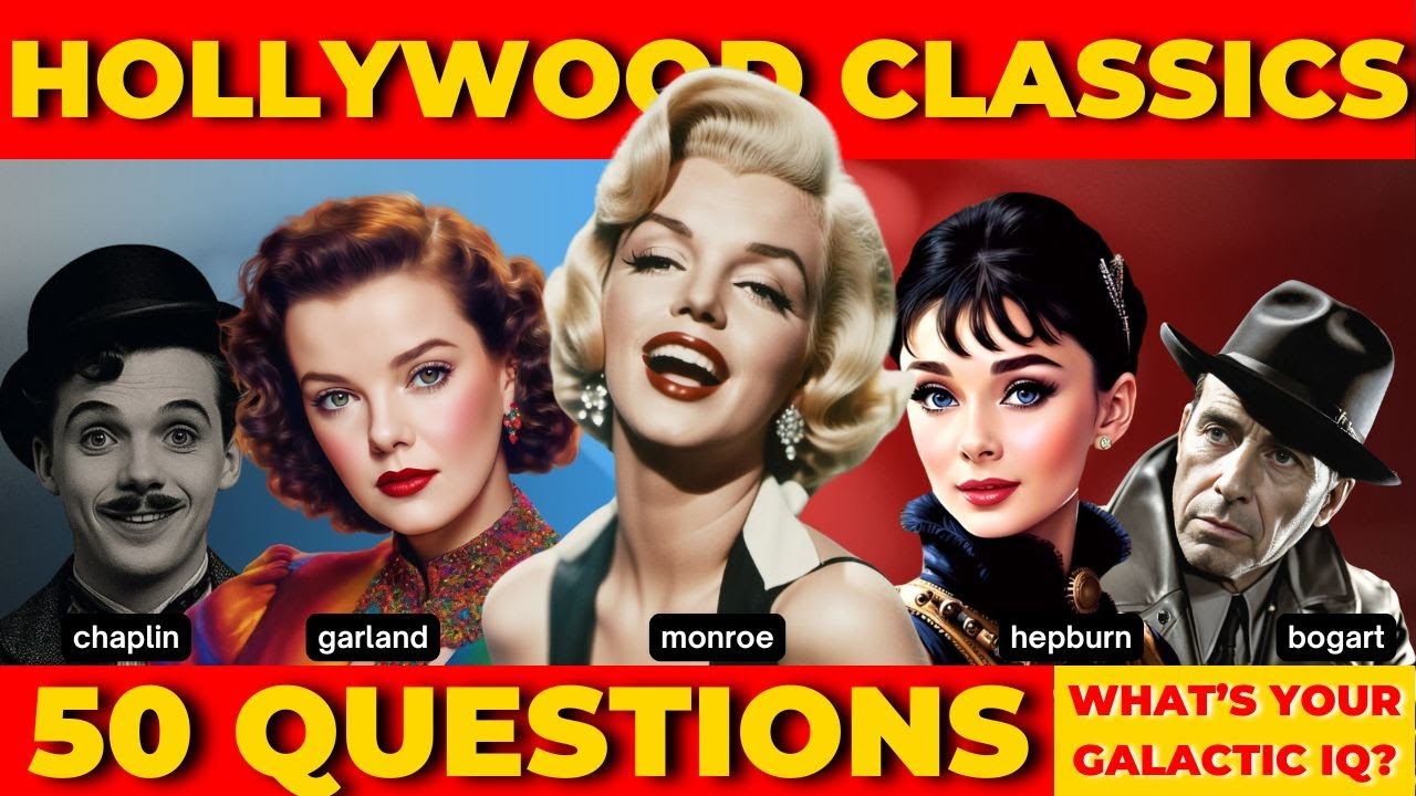 Hollywood Classics Quiz | Test Your Knowledge of Iconic Movies and Stars!