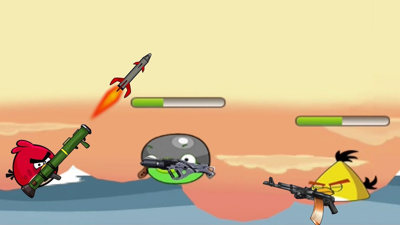 Angry Birds Ultimate Battle - STELLA AND CHUCK DEFEAT ALL PIGGIES
