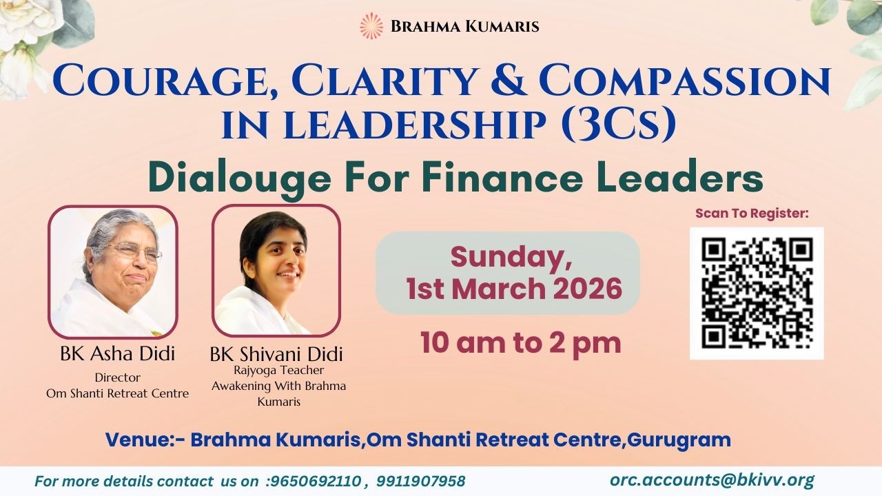 Dialogue for Finance Leaders I Courage, Clarity & Compassion - Essential for Leaders I ORC, Delhi
