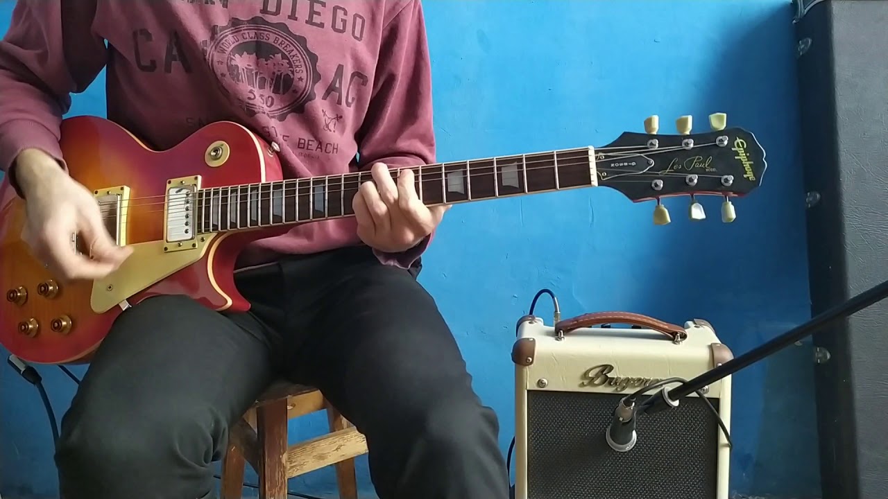 Epiphone Les Paul Standard Korea 1997 quick demo.