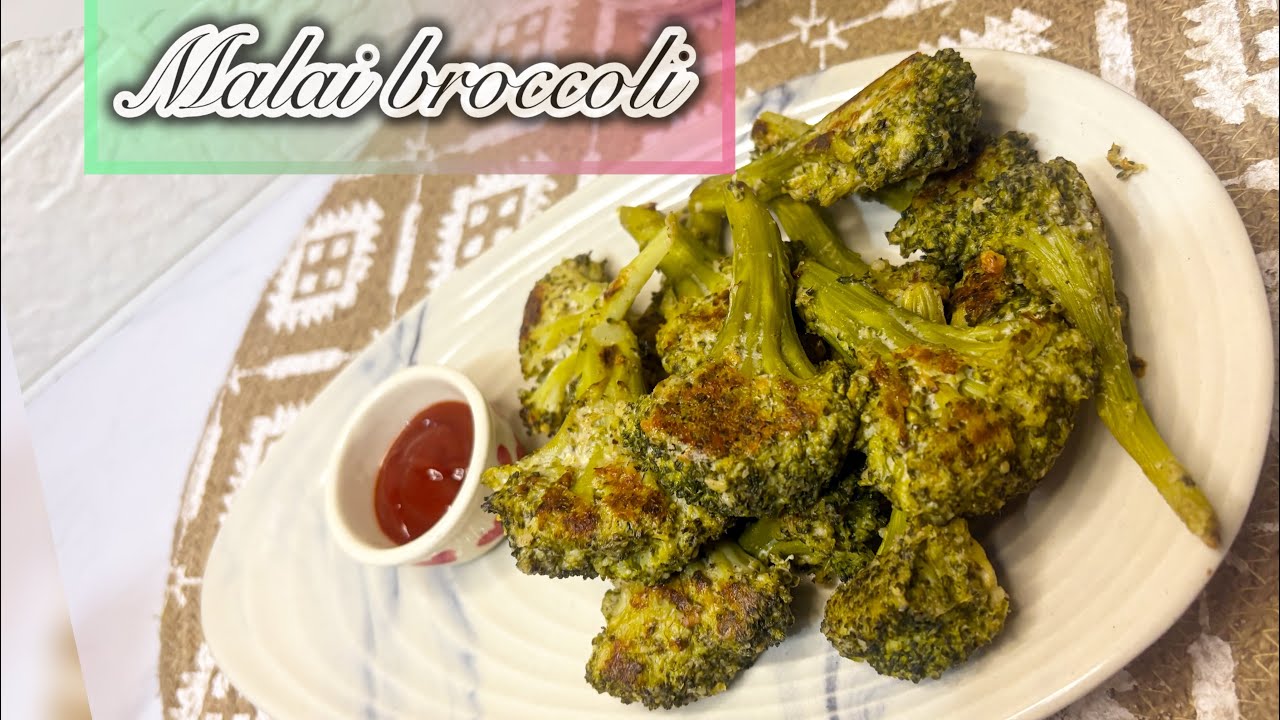 Creamy malai broccoli | perfect veg starter|  @foodierubina 