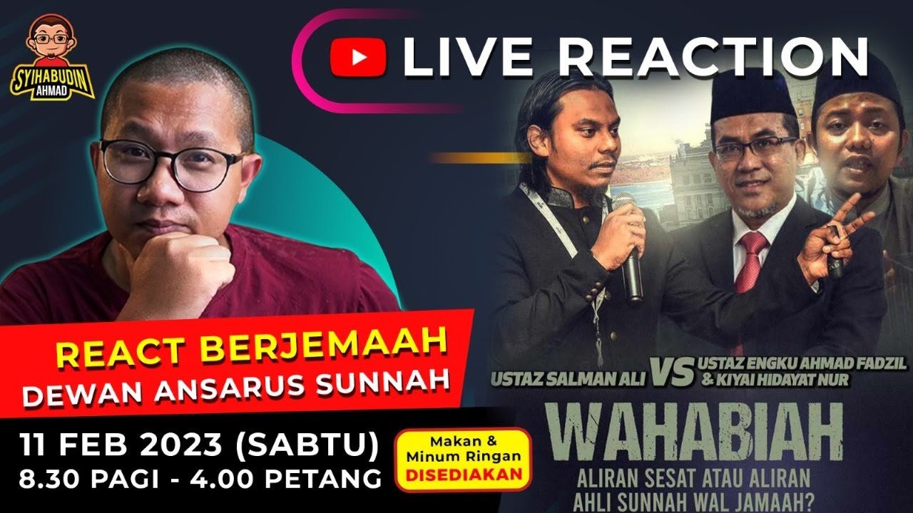 Live Reaction: Dialog Wahabiyyah Aliran Sesat atau Ahli Sunnah?