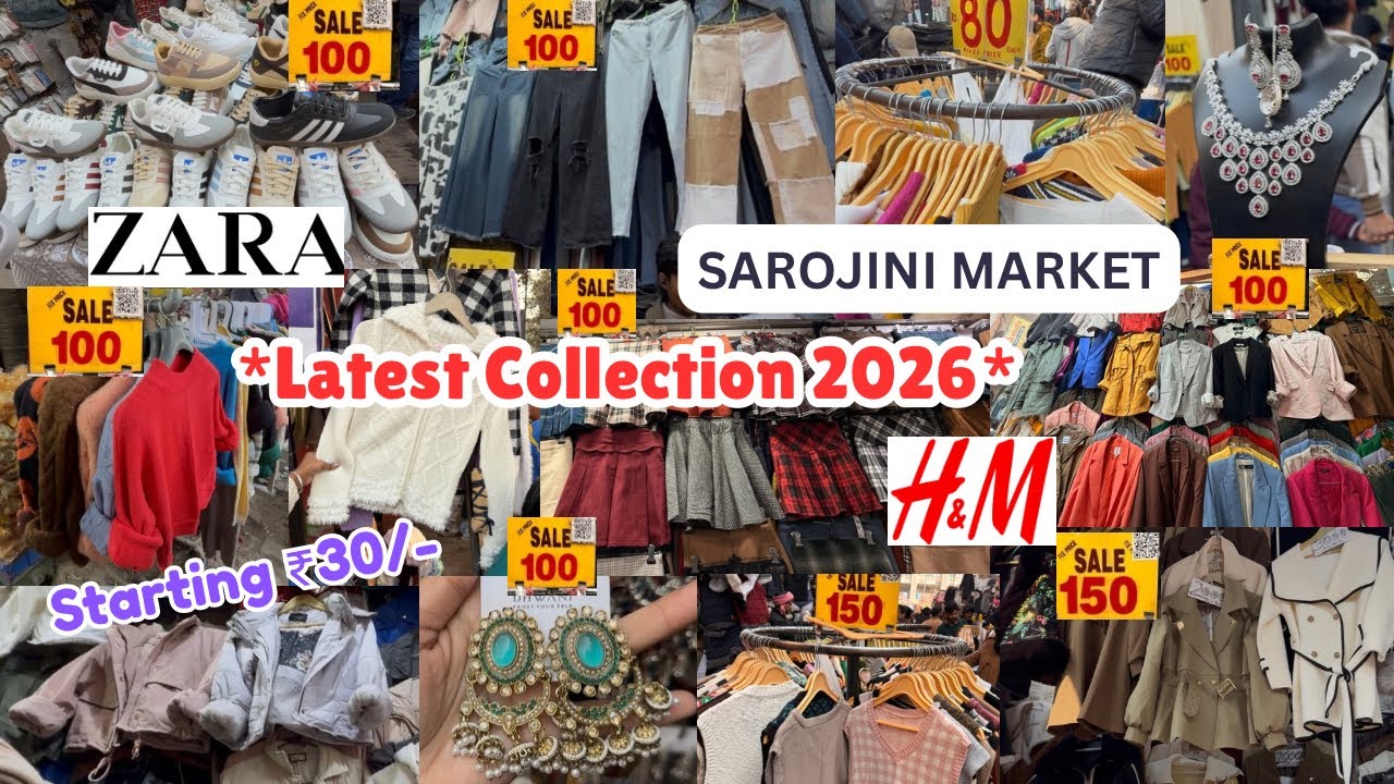Sarojini Nagar Market Delhi |sarojini nagar winter collection 2026| Sarojini nagar latest collection
