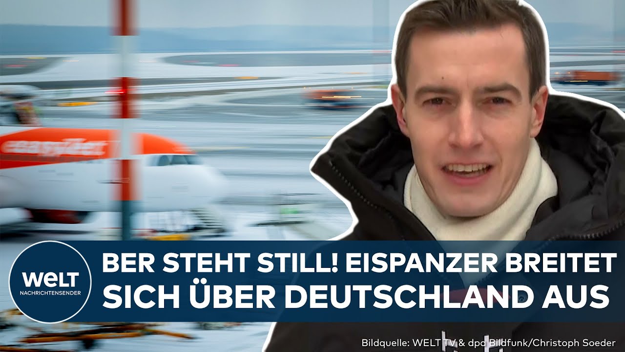WINTERCHAOS: Lage bleibt angespannt! Stillstand am BER! Behörden empfehlen zuhause zu bleiben!