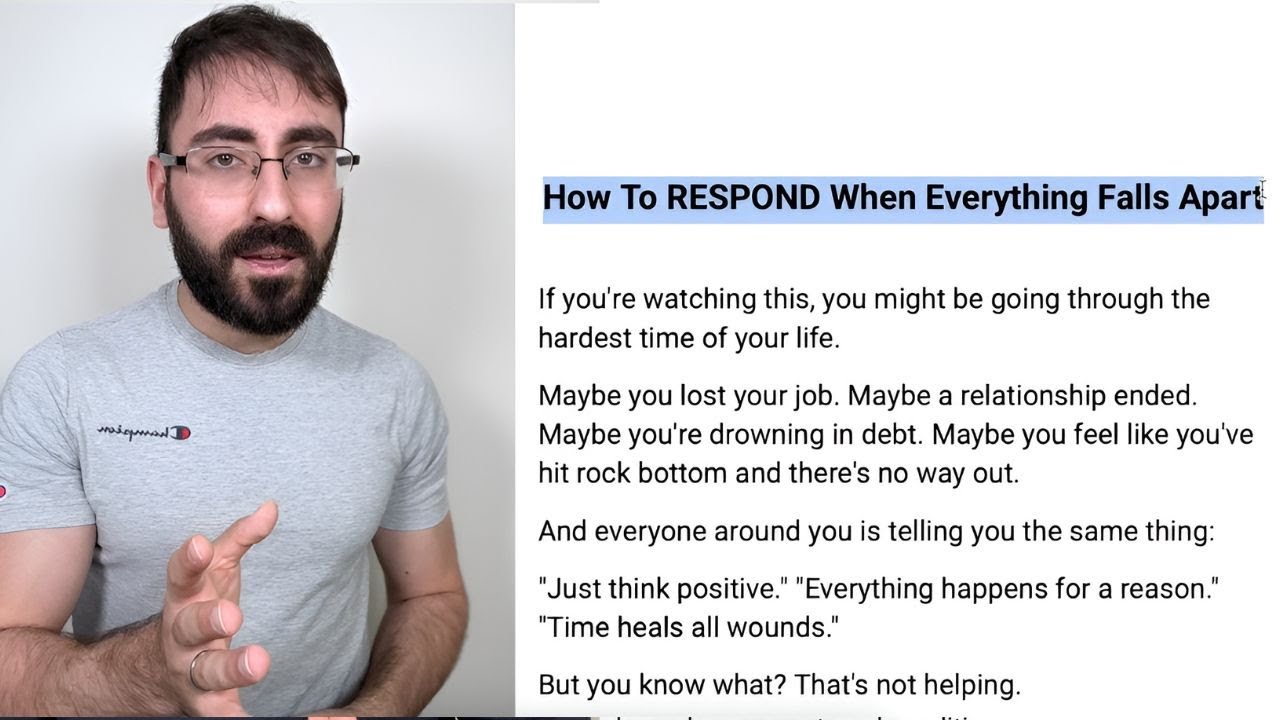 How To RESPOND When Everything Falls Apart (according to Quran)