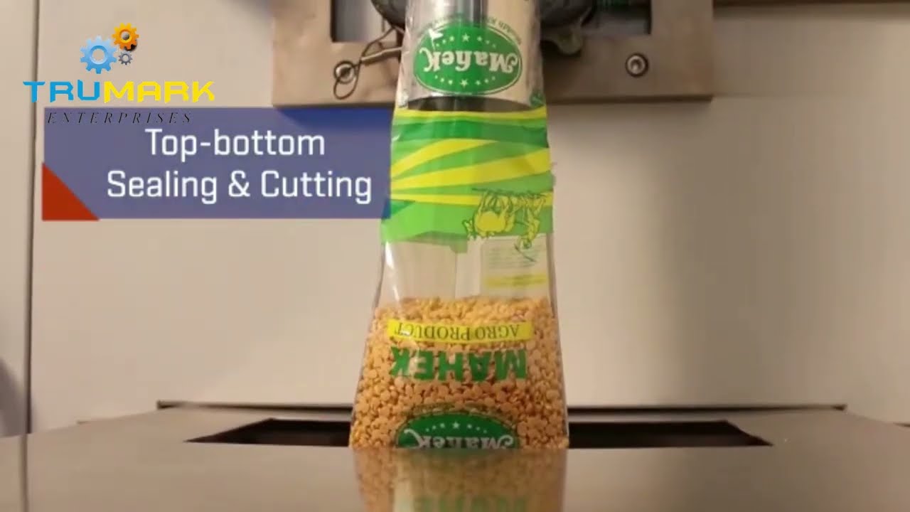 POUCH PACKAGING FFS MACHINE WITH VIBRATOR WEIGH FILLER