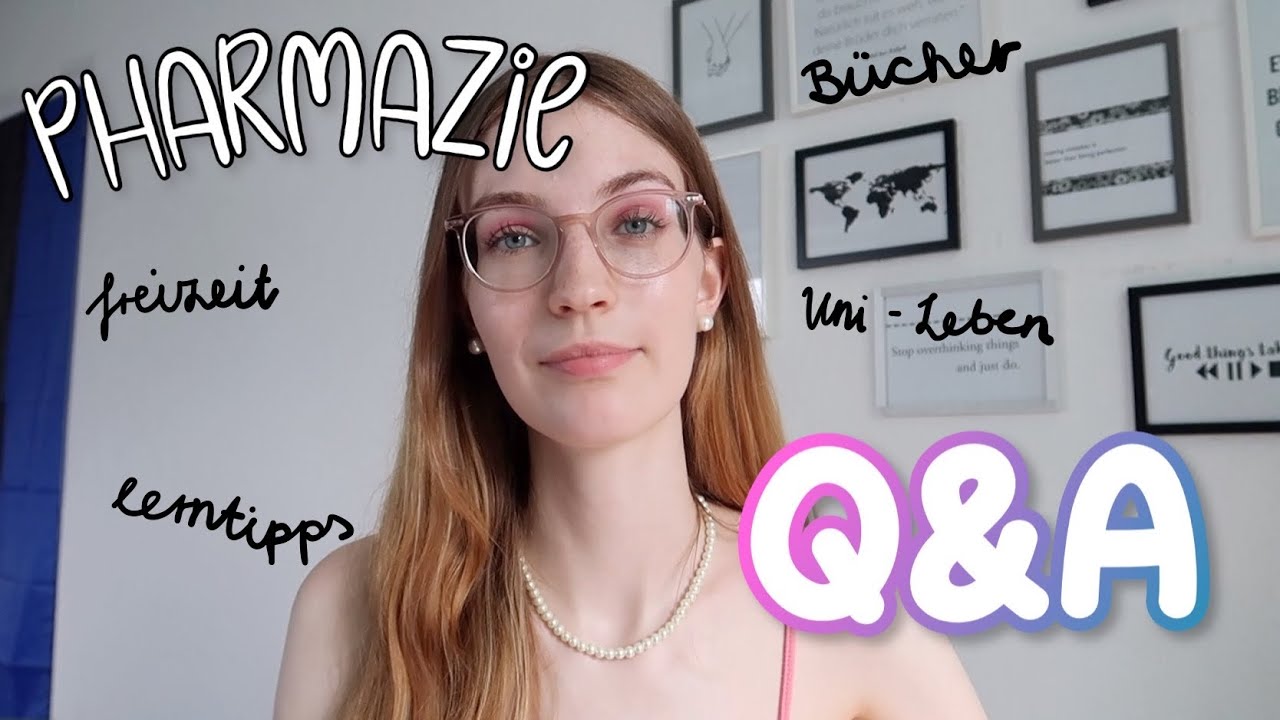 Eure Fragen zum Pharmaziestudium beantwortet! 🫀🥼🧪 || Q&A