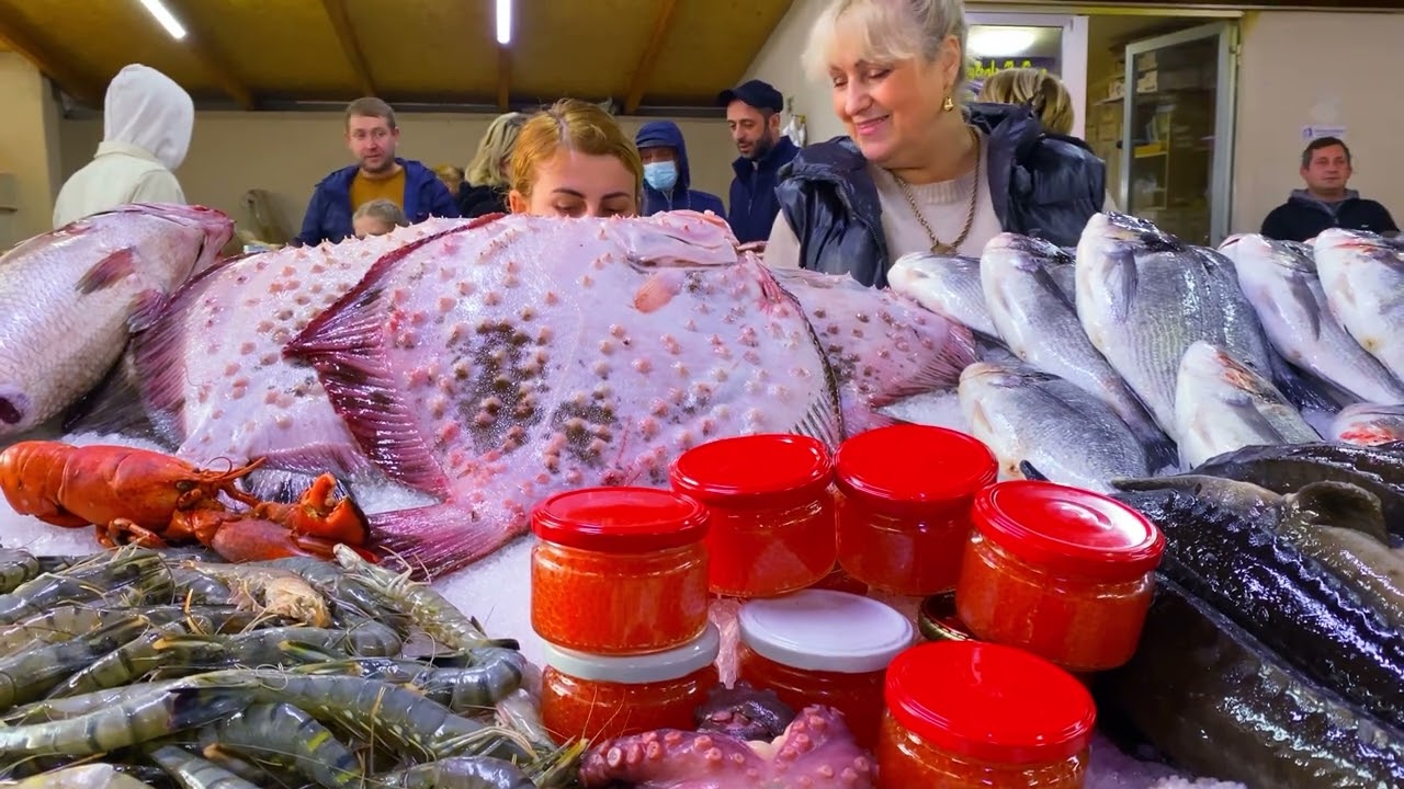 4K GEORGIA BATUMI FISH MARKET-РЫБНЫЙ  РЫНОК 26 ДЕКАБРЯ 2022