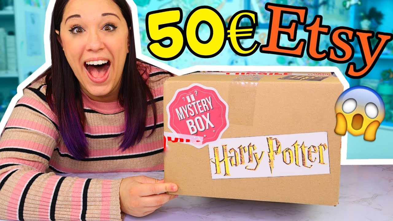Apro MISTERY BOX da 50 EURO di HARRY POTTER COPRATA da ETSY! DELUSIONE?