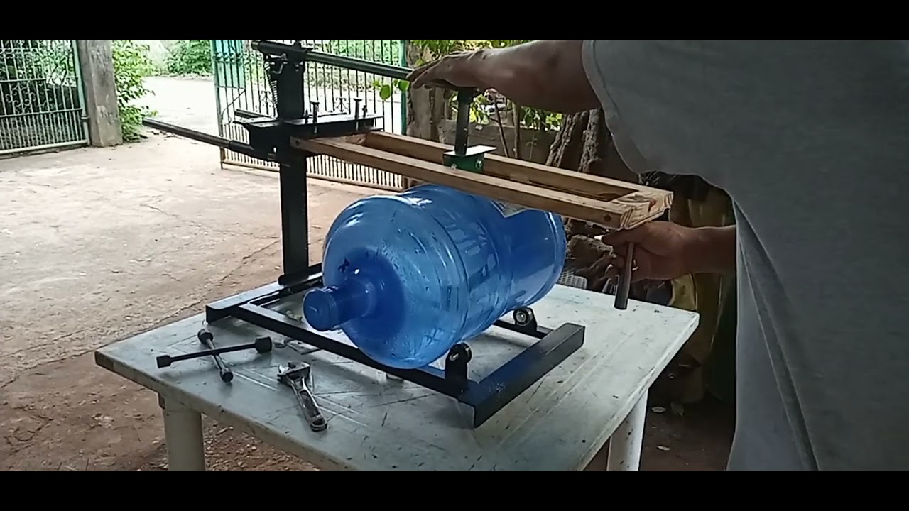 ROUND WATER CONTAINER SCREEN PRINTING BUKIDNON