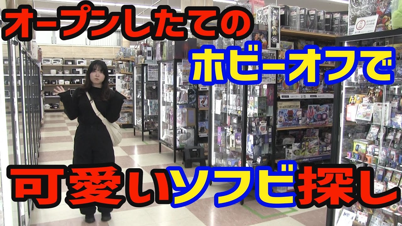 グランドオープンしたばかりのホビーオフで可愛いソフビを探す ホビーオフ16号狭山店 埼玉県 [じじいとまごのソフビ話し]