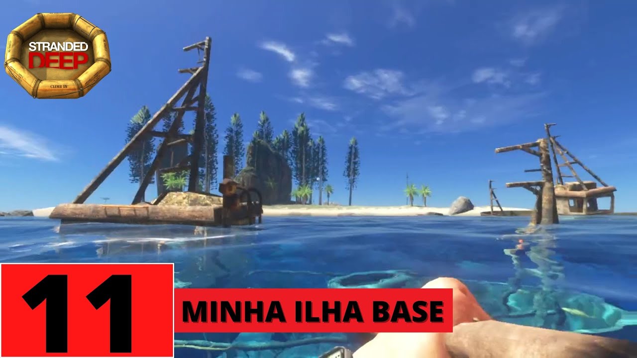 15 Days of Survival Island Giant Base Stranded Deep MestreGames