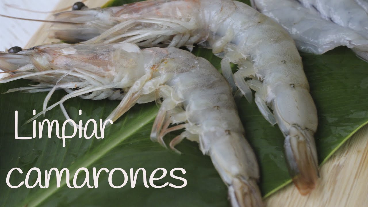 Como limpiar los camarones | Comelii