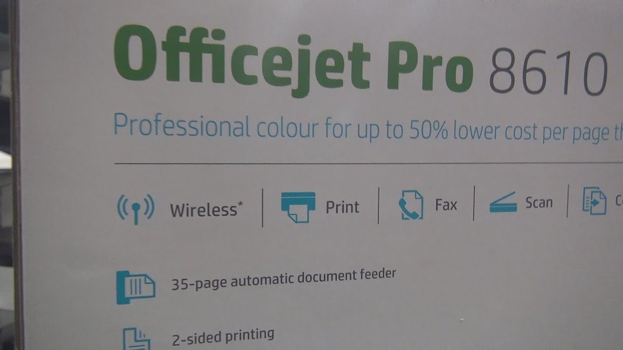 HP OfficeJet 8610 Pro Обзор. Установка
