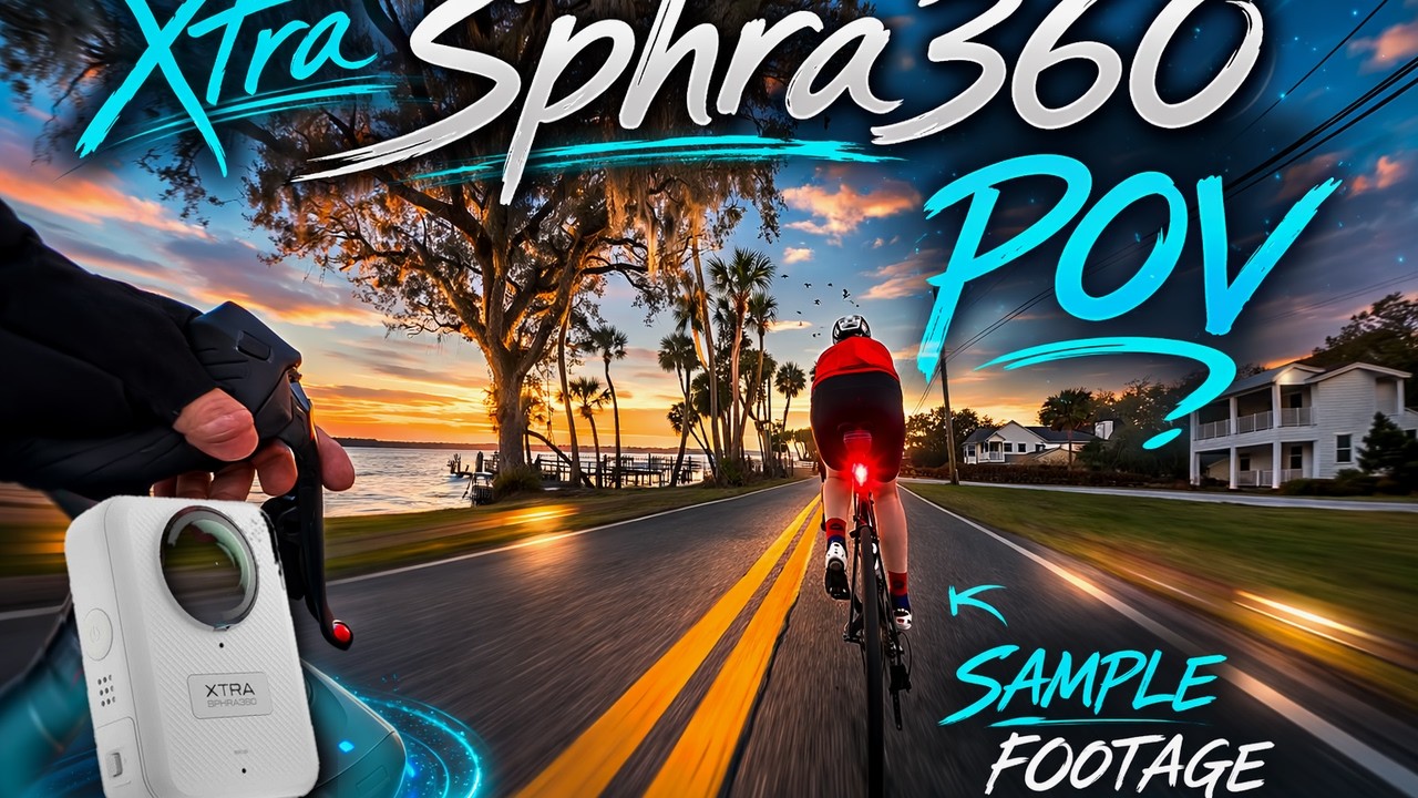 Xtra Sphra360 Cycling Footage Sample - Cocoa, FL