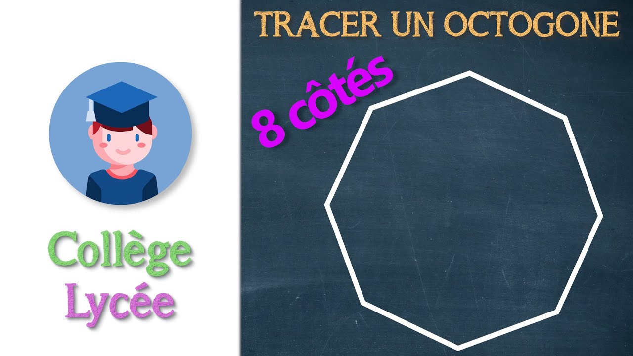 Tracer un octogone régulier - Collège Lycée - Petits Savants