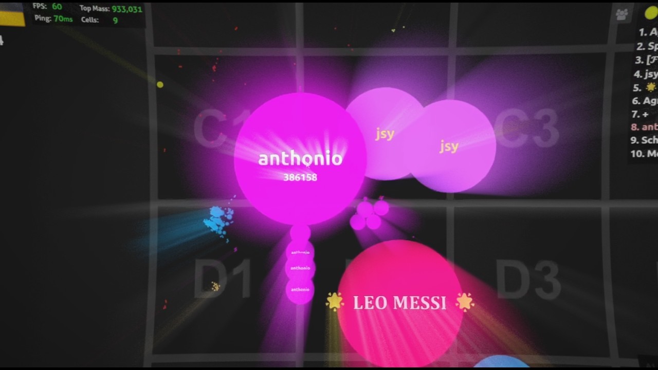Agma.io Majesty | Redbull Insane Tripple extended 64, 64, 64 line
