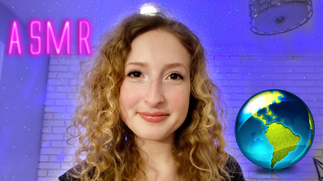 ✨ASMR✨ Reading You To Sleep ~ World Facts ~ Binaural Whispering & Page Flipping